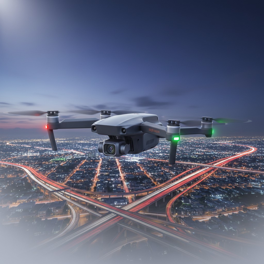 Drone de Nuit : Guide Complet pour Filmer et Photographier après le Coucher du Soleil