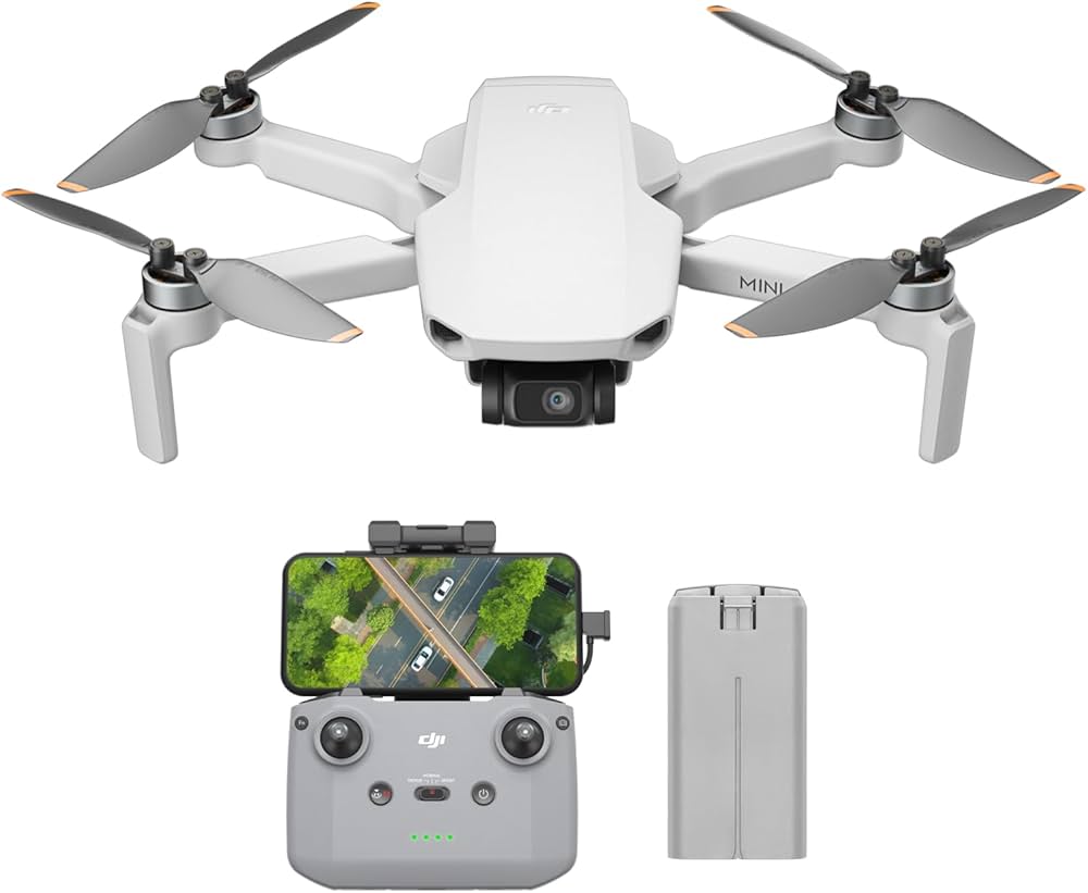 DJI Mini 4K (nacelle mécanique 3 axes, moins de 249 g)