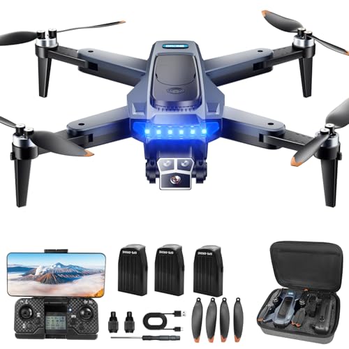 Drone GPS 4K — Brushless 54 min, 3 batteries